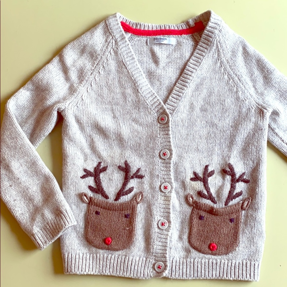 Mini Boden Reindeer Sweater